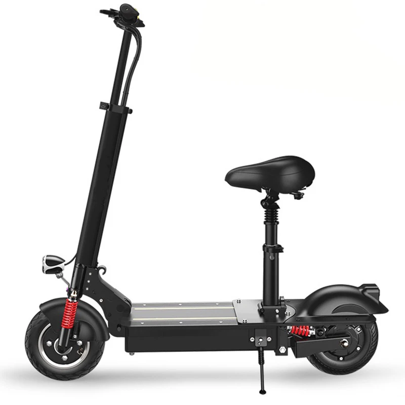 Электрический велосипед последняя версия сложенный Электрический scoote с сиденьем Высокое качество портативный двойного демпфирования