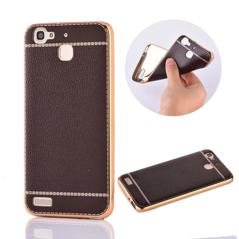 Litchi Texture 5.0For Huawei Gr3 Case For Gr 3 Enjoy 5S Cell Phone Back Cover |