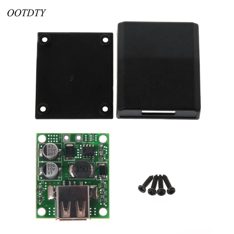 

OOTDTY 5V 2A Power Bank Solar Panel Voltage Controller Charge USB Regulator 5V-20V Input 5Vdc Output For Cell Phone Work