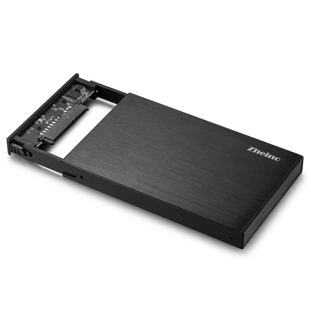 

Zheino Tool-Free 2.5 Aluminum USB 3.0 Type A to Micro B HDD/SSD External HDD Enclosure Case For SATA 7mm 9.5mm Hard Drive SSD