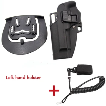 

Tactical Piatol Beretta M9 92 96 Gun Carry Case Left Hand Quick Drop Belt Holster For Military Airsoft Hunting Shooting Gun