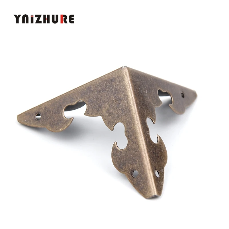 حالة صندوق كورنرز للأثاث ديكور ynihzure مثلث زهرة الجانب ، صندوق خشبي الزاوية ، البرونز لهجة ، 30*30 ملليمتر ، 4 قطع حالة صندوق كورنرز للأثاث ديكور ynihzure مثلث زهرة الجانب ، صندوق خشبي الزاوية ، البرونز لهجة ، 30*30 ملليمتر ، 4 قطع