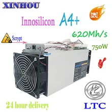 Б/у asic miner Innosilicon A4+ LTCMaster 620Mh/S 750W LTC mining machine SCRYPT лучше, чем A9 D9 antminer l3 R1-LTC S9 DR3 z9