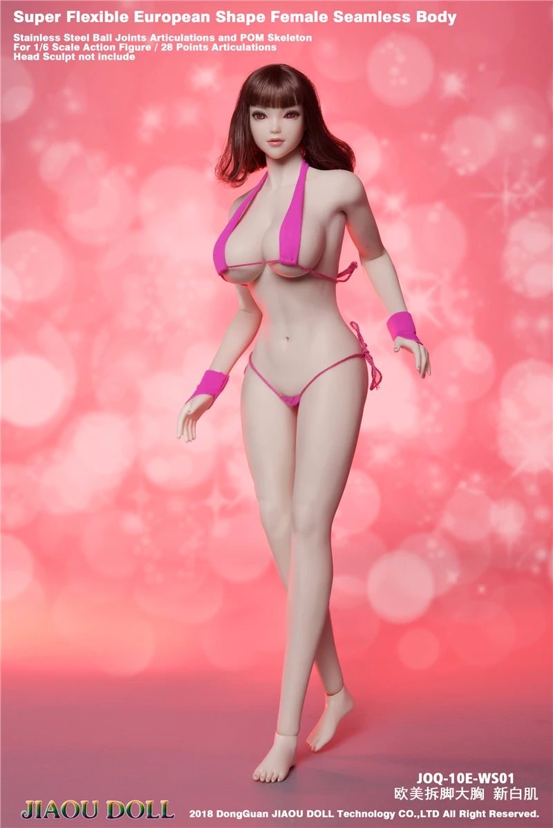 Jiaou Doll 1/6th JIAOUDOLL Super Flexible European Sharp Female Seamless Bodies