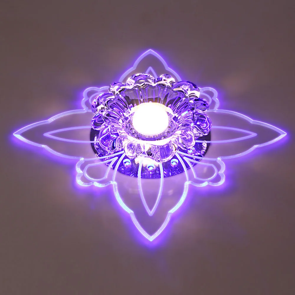 

Beautiful Light Home Ceiling Lamp Decoration Crystal Porch Balcony Living Room Romantic LED