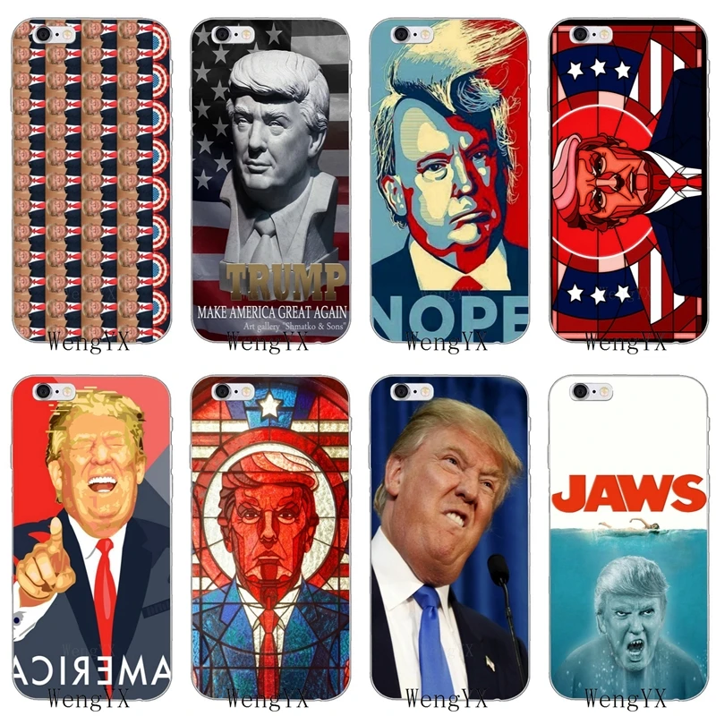 

fun US President Donald Trump Soft phone case For Huawei P20 mate 20 pro lite Y6 Y7 Y9 prime 2018 2019 Honor 7A 8C 8X 9 10
