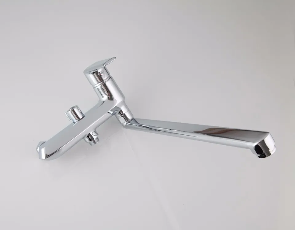 Frap Высокое качество 40 см Длинный Нос Ванная комната смеситель для душа ванна кран смеситель с ручными душевые наборы F2284