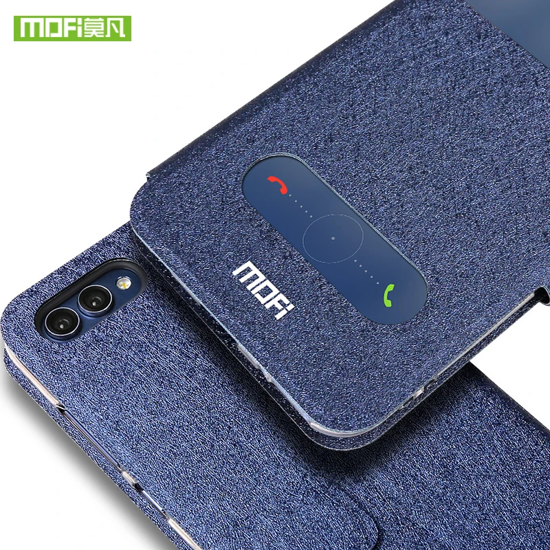 Para huawei honor 10 funda de silicona para honor 10 caso Mofi flip fundas de lujo a prueba de golpes a prueba de coque para huawei honor 10 caso 5,84