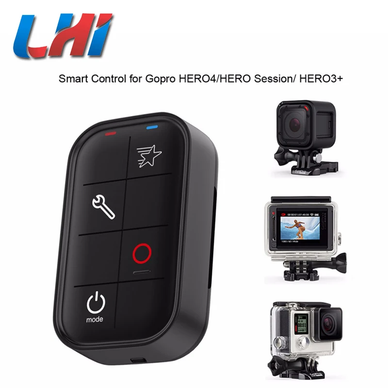 

TELESIN 1M Waterproof Smart WIFI Remote Control Set Controller Charging Cable for GoPro Hero 6 Hero 5 Hero 4 Session Hero 3+