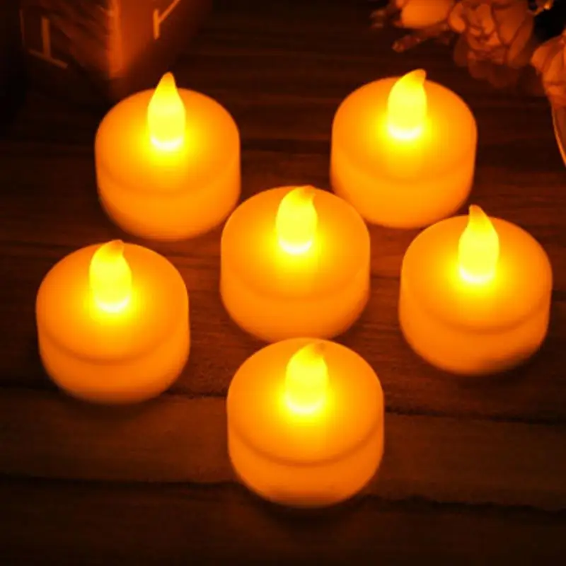 12pcs Electric Led Light Candles Realistic Battery Powered