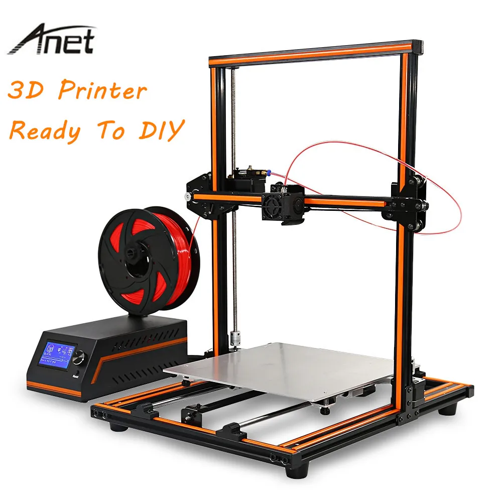 

Anet E12 3D Printer Aluminium Alloy Frame Easy Assembly Large Size 300X300X400 3D Printer DIY Kit 3D Printing PK JGAURORA A5