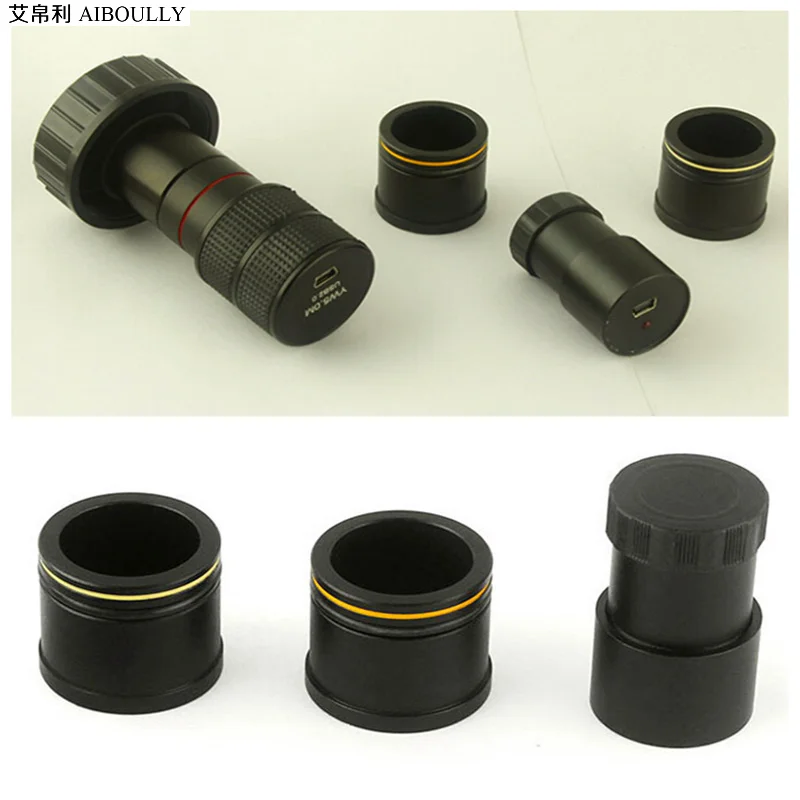 

AIBOULLY 500 megapixel electronic eyepiece video microscope CCD interface 23.2mm casing 30.5mm eyepiece camera Calibration ruler
