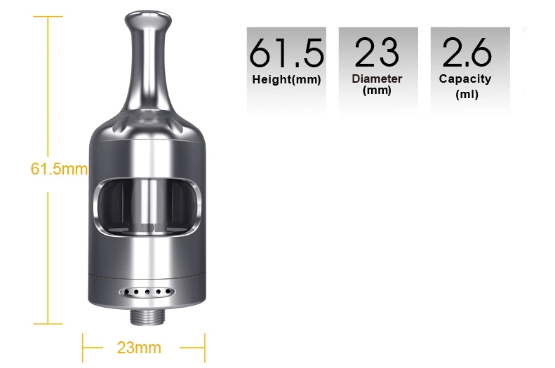 Aspire Nautilus 2s tank 2.6ml2ml Vaporizer Atomizer Top filling Nautilus 2s MTL tank use Nautilus bvc coils vs nautilus 2 tank 01 (5)
