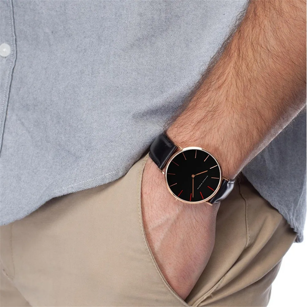 Бренд HANNAH MARTIN, японские кварцевые мужские водонепроницаемые наручные часы, модные роскошные ультра тонкие нейлоновые креативные женские часы