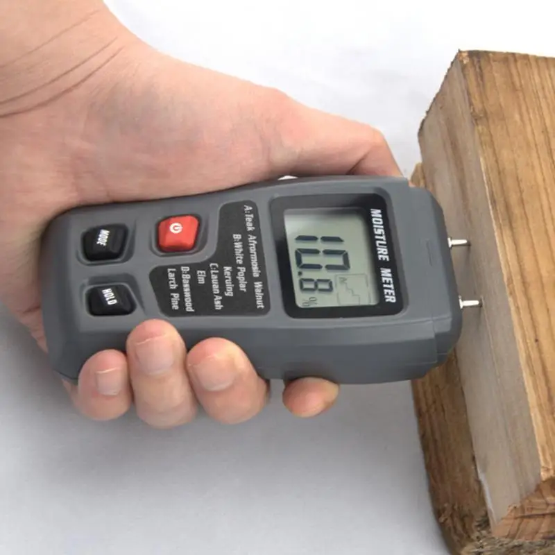 Goedkoop Hout Vochtmeter, Vochtigheid Tester Timber Vochtige Detector papier digitale Vochtmeter Test Muur Vocht Houtbewerking Gereedschap