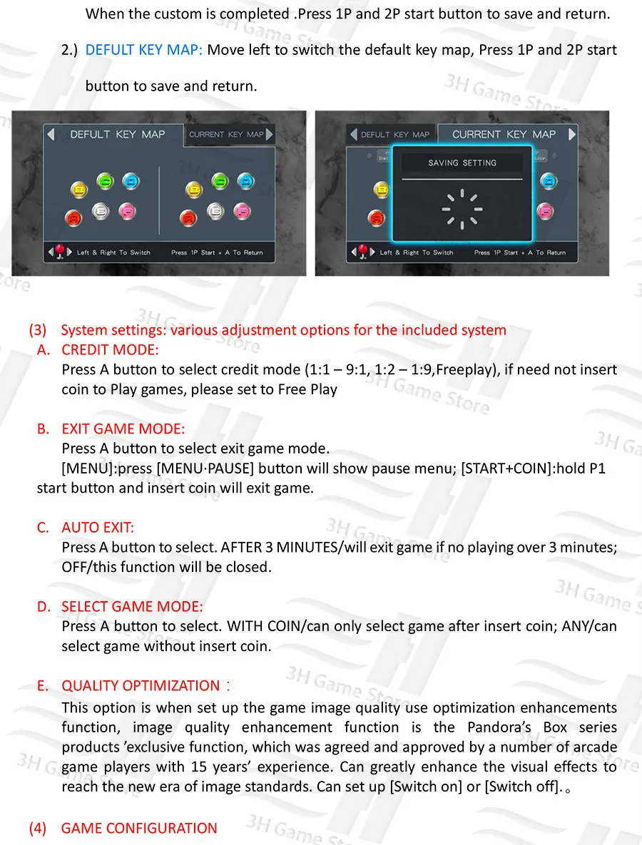 Pandora box 9d 8 кнопочная консоль Встроенный 2500 В 1 аркадная игра usb подключение 3P 4P геймпад поддержка 3D tekken Mortal Kombat 1 2 3 4