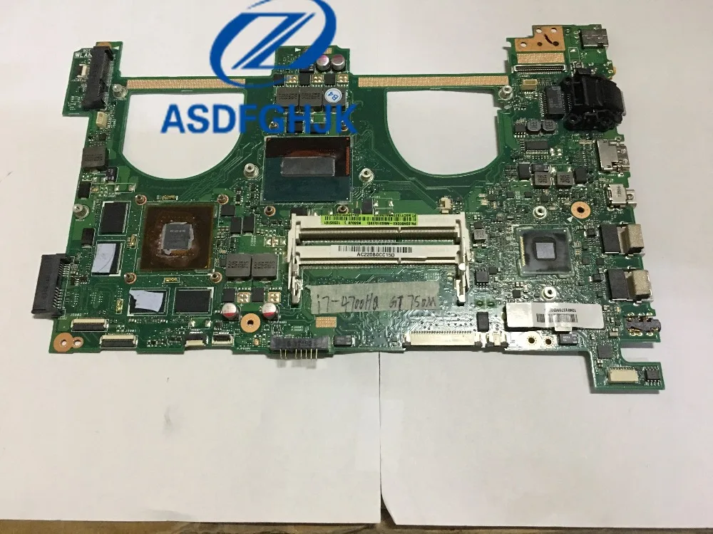  for ASUS N550J N550JK N550JV Q550JV mainboard N550JX Motherboard W/ I7-4700HQ GT850M 4GB N550JK Lap