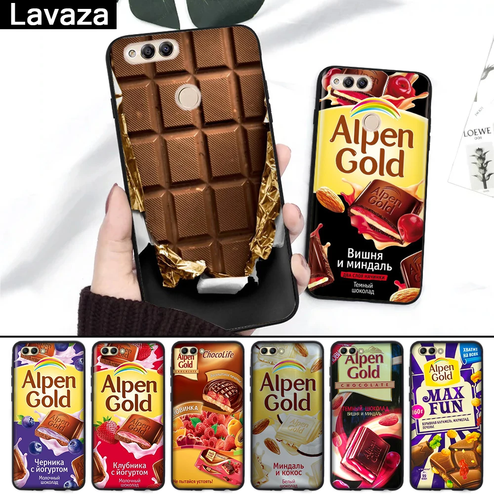 

Lavaza chocolate food package russian Silicone Case for Huawei Honor 6A 7A 3GB Pro 7X 8 Lite 8X 8C 9 Note 10