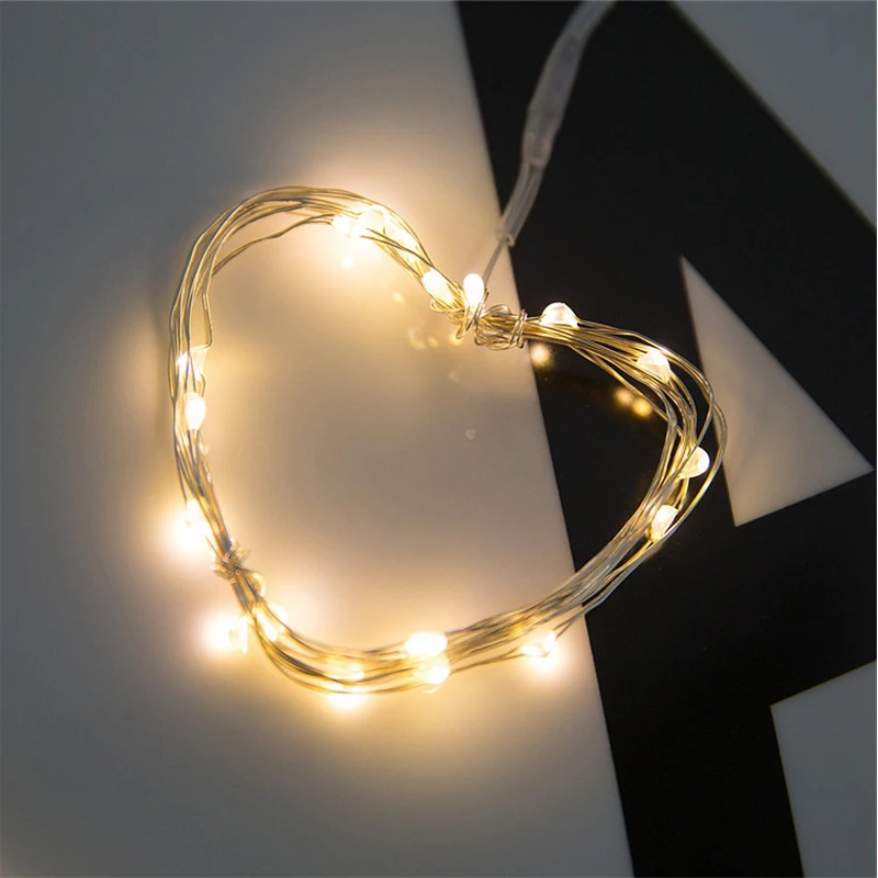 5 Silver Wire LED String lights Holiday lighting Fairy Garland For Christmas Tree Wedding Party Decoration LED Starry String light