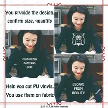 Подгонянный виниловый Узор Теплопередачи материалов виниловый дизайн термо передачи винил для футболки