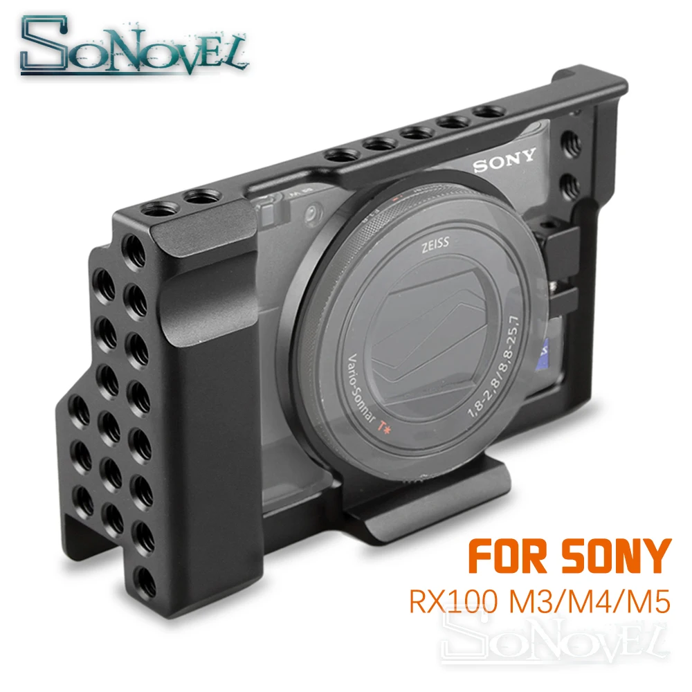Aluminum Alloy RX100 Camera Cage Kit for Sony RX100 III IV V Camera Stabilizer for Sony RX100 M3 M4 M5 Camera frame Aluminum Alloy RX100 Camera Cage Kit for Sony RX100 III IV V Camera Stabilizer for Sony RX100 M3 M4 M5 Camera frame
