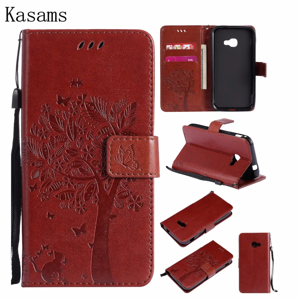 3D дерево для Samsung Galaxy Xcover 3 4 PU кожаный чехол Xcover3 SM-G388F G388 Xcover4 G390F G390 телефона
