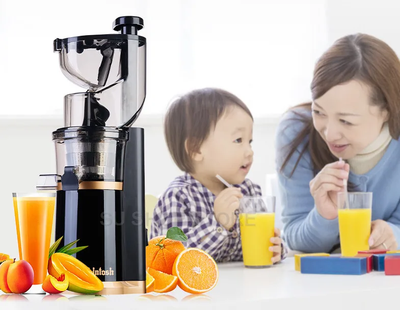 Pink bunny juice extractor, large mouth fruit juice automatic fruit and vegetable juicer multi-function juicer machine
