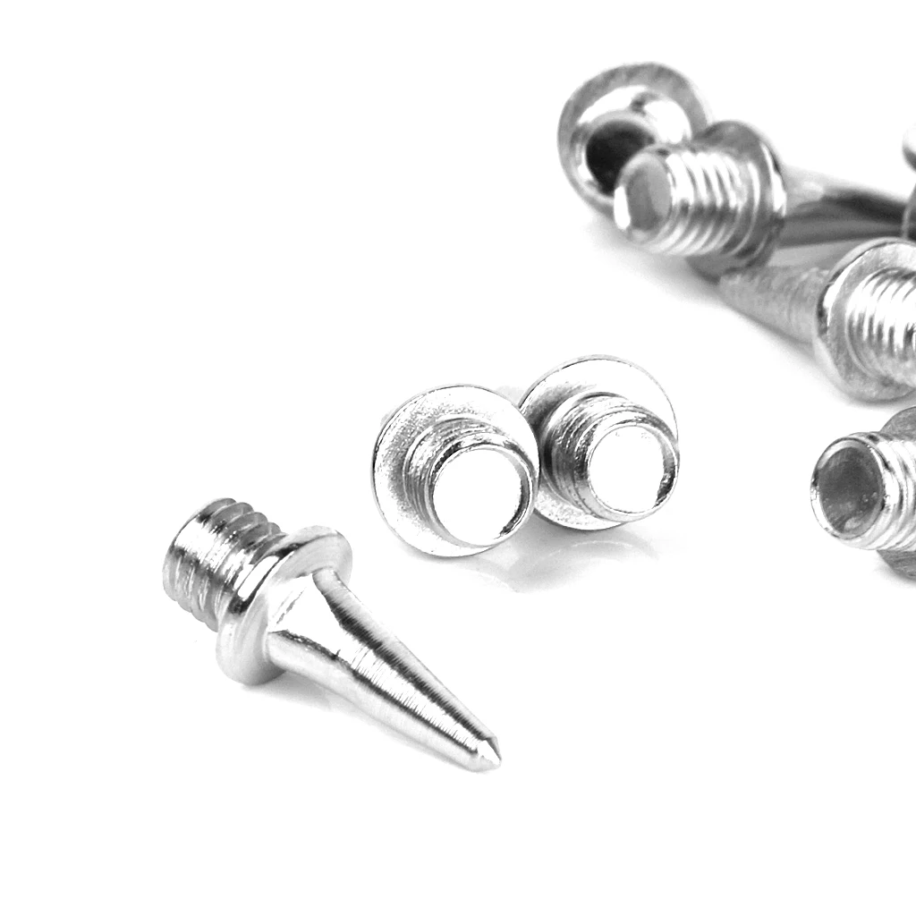 MagiDeal 60pcs Track Running Shoes Spikes Replacement Pyramid 13 mm Value Pack Replacement Metal Spikes Athletic Replacement 