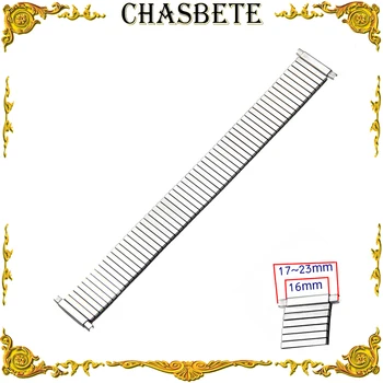 

16 17 18 19 20 21 22 23mm Stainless Steel Watch Band for Cartier Watchband Metal Elastic Strap Wrist Loop Belt Bracelet Silver