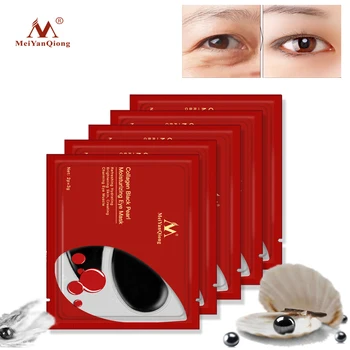 

20pcs=10pair Black Pearl Serum Eye Mask Collagen Eye Patches Anti-Aging Anti Wrinkle Remove Dark Circle Anti-Puffiness Skin Care