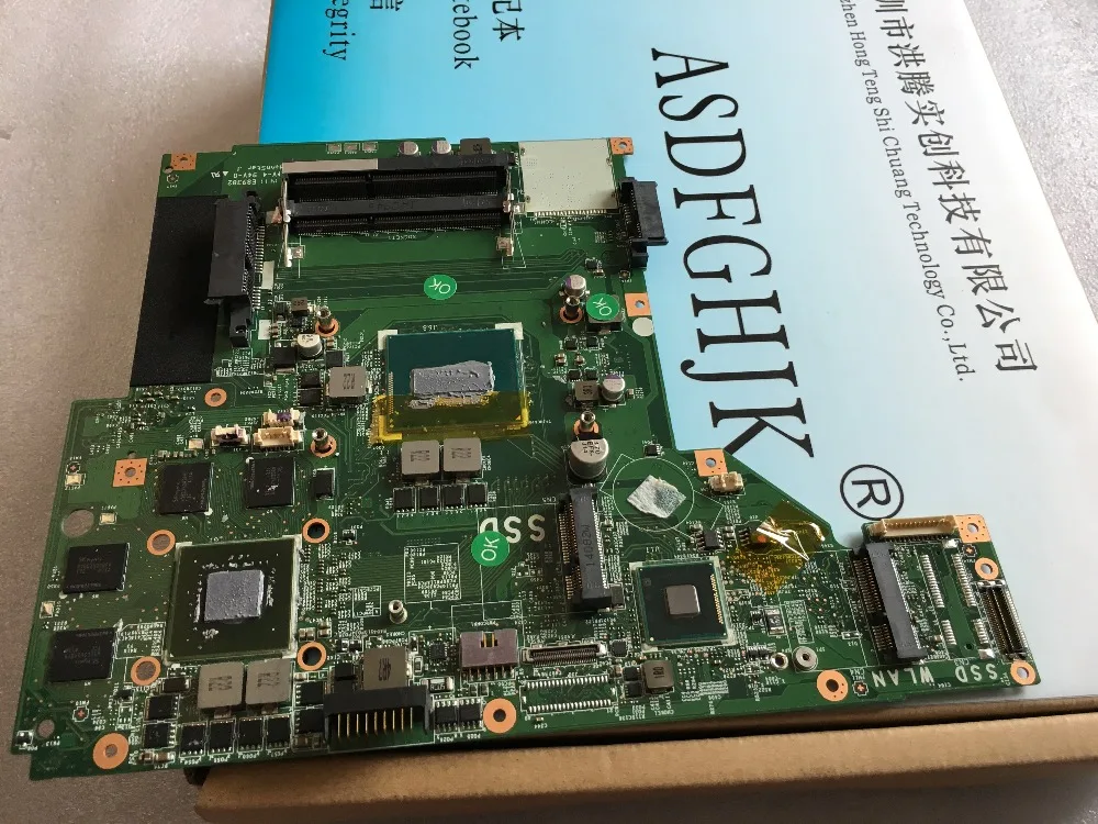  MS-17591 motherboard I7 4710HQ gtx860m 2G msi GE70 notebook PC Board 100% test OK