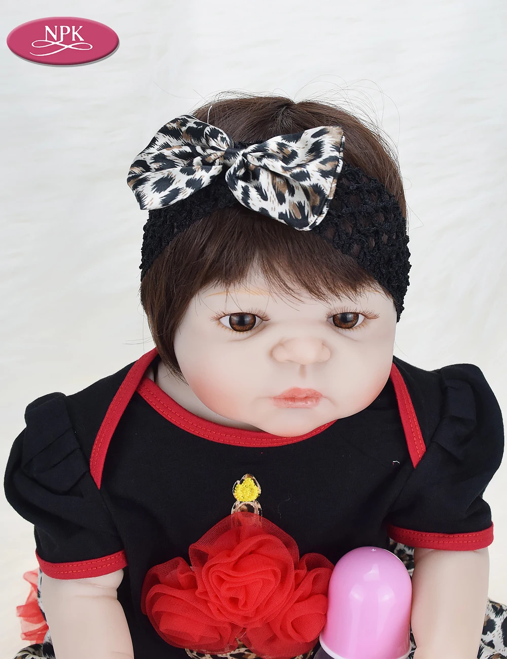 NPK 57CM Full SIlicone Body Girls Reborn Baby Doll Toys Lifelike Princess Newborn Babies Girl Fashion Dolls Bebe Reborn Bonecas (11)