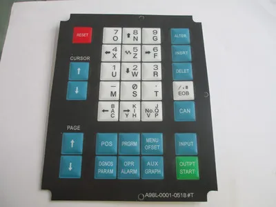 

A98L-0001-0518#T CNC HMI Membrane Keypad buttons for Fanuc Machine Operator Panel