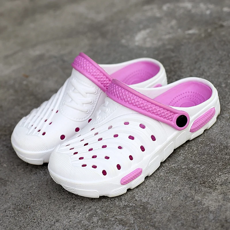 

Women Water Sandals Summer Slippers Lightweight Croc Beach Casual Flat Lite Slip On Flip Flops Men Ride Classic Garden Shoes