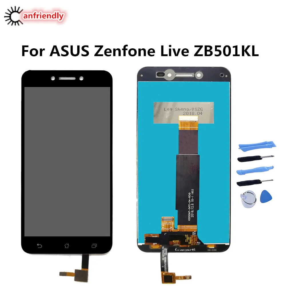 

For ASUS Zenfone Live ZB501KL X00FD LCD Display+Touch Screen Repair Digitizer Assembly Phone Replacement Glass For Asus ZB501KL