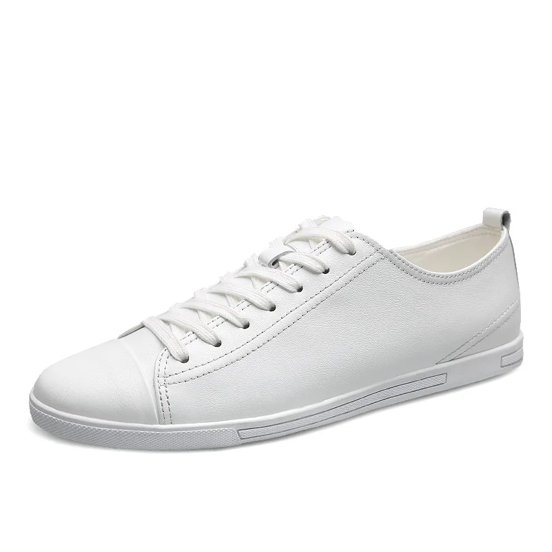 Men loafers Size 38-46 Men's Leather Casual Shoes Autumn Genuine Leather Shoes Men Fashion black Men shoes leather