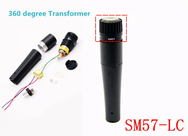 

bwq Real Transformer! Best quality!!!SM 57 57LC SM57LC SM57 Clear Sound Wired Instrument Microphone