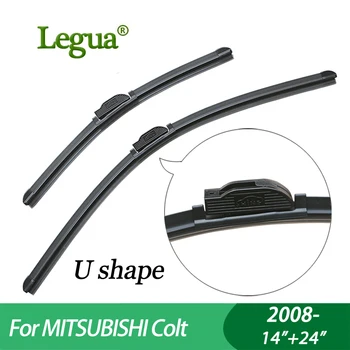 

Legua car winscreen Wiper blades for MITSUBISHI Colt (2008-), 14"+24",Boneless, windshield, wiper rubber