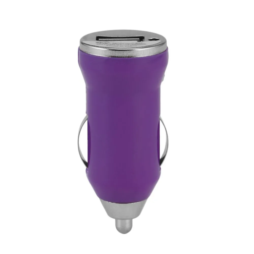 Car Power Charger Convenient 5V 1000MA DC12 24V 1 USB Portable Bullet