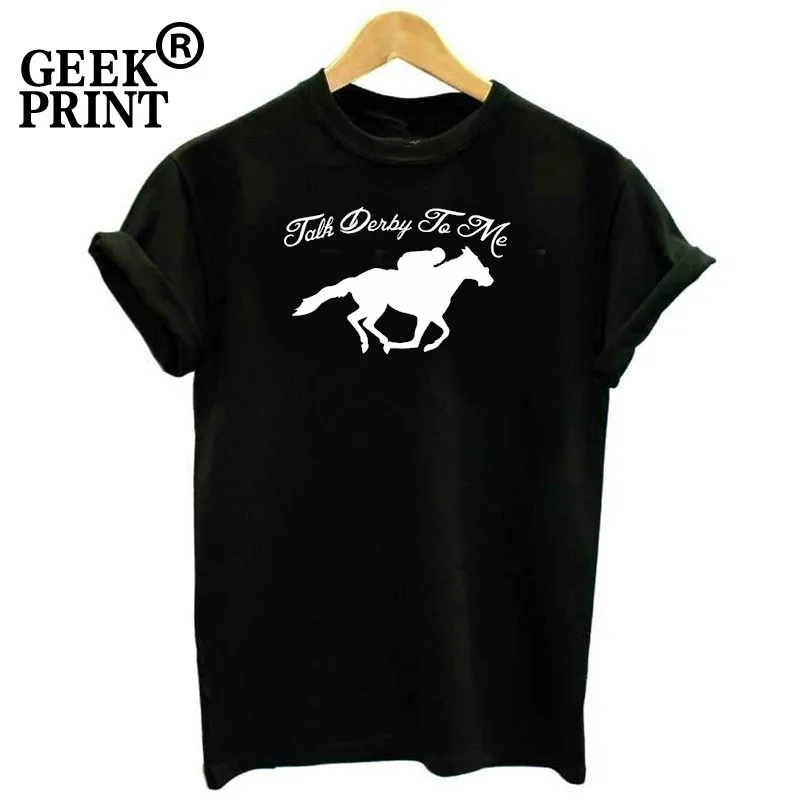 Женские топы Talk Derby To Me Horse Racer Gambler мягкая рубашка Kentucky Tee женские футболки подарки