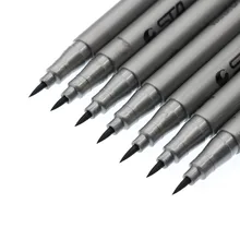 STA Art, Высококачественная мягкая ручка для каллиграфии, школьные принадлежности, пластиковая кисть, Детские Канцелярские принадлежности для рисования