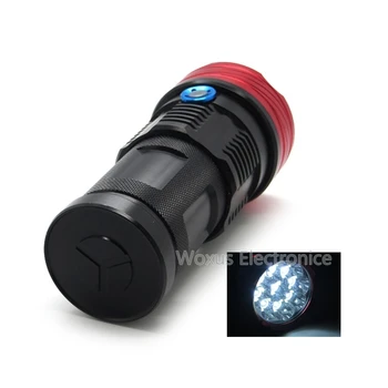 

3 Mode 9 x XM-L T6 LED Flashlight 15000 lumens Ultra Bright Tactical Flashlight For Outdoor Camping Hunting