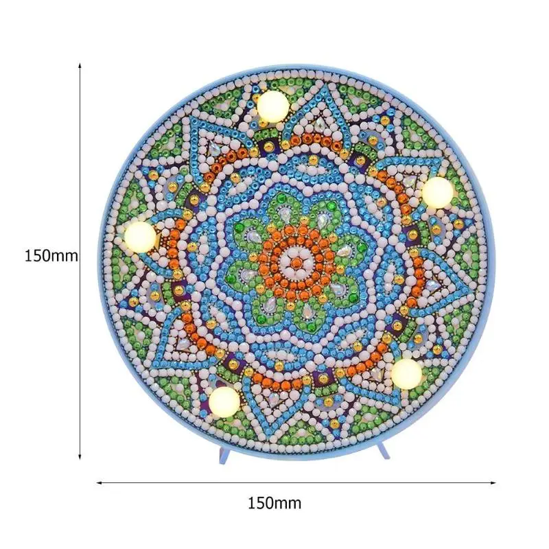 DIY Рождественский светильник для алмазной вышивки, полностью Специальный светодиодный светильник, стразы, украшение для спальни