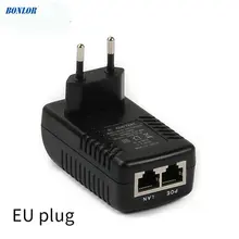 DC12V 1A POE(Мощность Over Ethernet) инжектор 12 Вт штепсельная вилка коммутатор питания через Ethernet для CCTV POE ip-камера Мощность адаптер ЕС/США/AU/UK на выбор доступны вилки