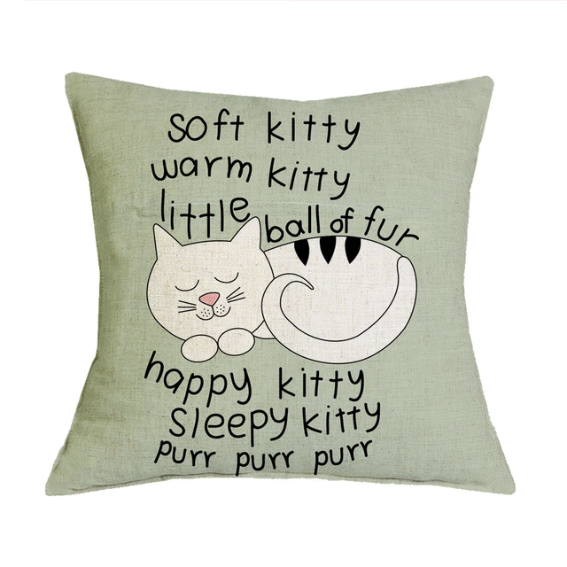Special Price Cute Kitty Decorative Home Cotton Linen Pillow Case Cover Living Room Bed Chair Seat Waist Throw Cushion Lovely Cat Pillowcases Special Price Cute Kitty Decorative Home Cotton Linen Pillow Case Cover Living Room Bed Chair Seat Waist Throw Cushion Lovely Cat Pillowcases