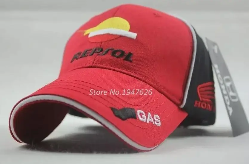 Prix pour Été Nouveau ROUGE NOIR Pour honda repsol motocross moto gp casquette de baseball chapeau d'été sport culminé F1 chapeaux de soleil Prix pour Été Nouveau ROUGE NOIR Pour honda repsol motocross moto gp casquette de baseball chapeau d'été sport culminé F1 chapeaux de soleil