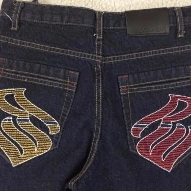 Rocawear kids jeans size 14 boys dark wash denim jean pants original fit (4)