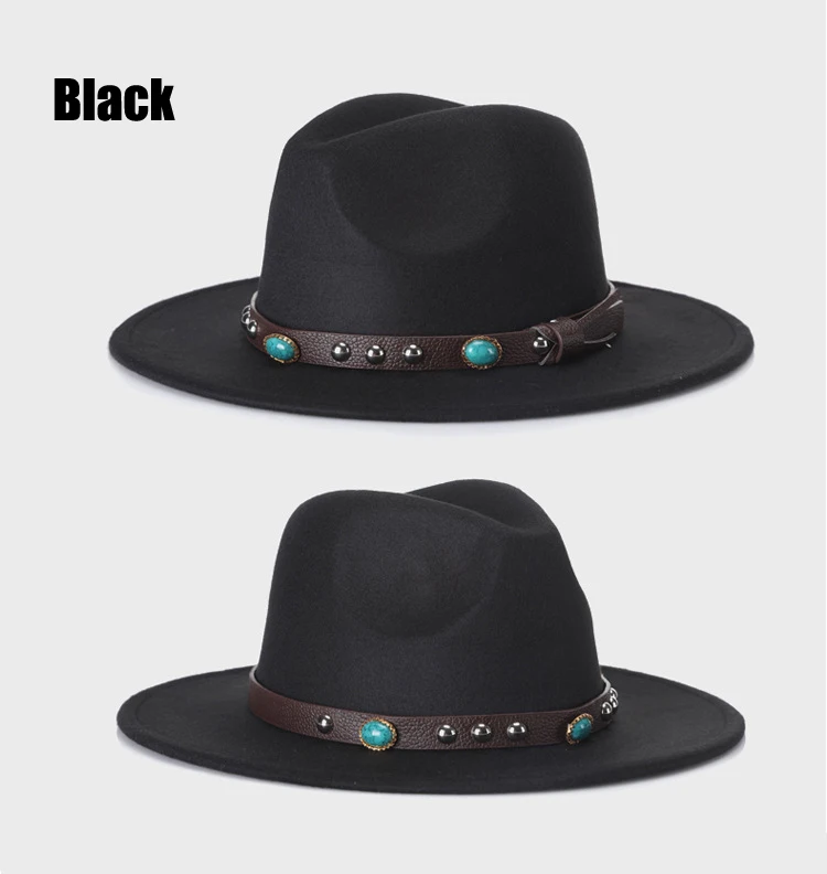 new Fashion men fedoras women's fashion jazz Hat European American Round Caps Bowler Hats outdoor casual hat