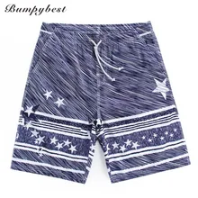 Bumpybeast винтажные синие шорты мужские звезды и полосы доска со схемой шорты мужские быстросохнущие летние пляжные шорты отдых, досуг