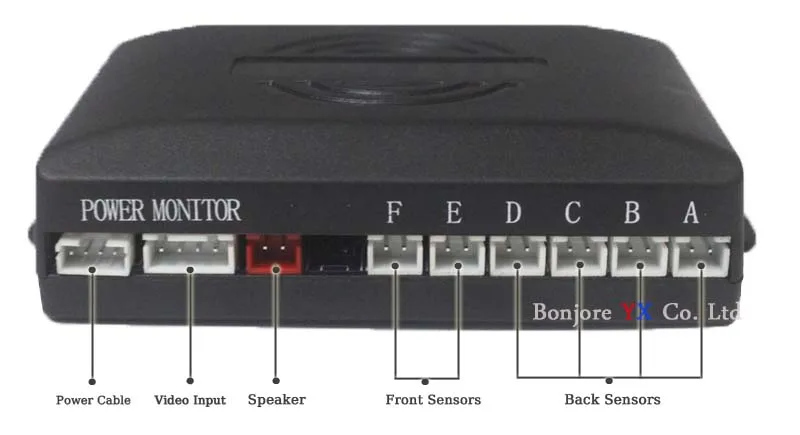 Koorinwoo Parktonic 8 Датчик парковки двухъядерный двойной ЖК-дисплей Автомобильный Обратный радар сигнализация комплект с камерой заднего вида резервного копирования